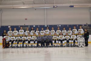 The University of Wisconsin Oshkosh men’s hockey club finished the season with an 11-4 record and 2 overtime loses for a total of 24 points. 
