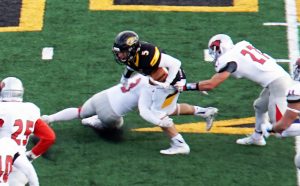 UWO running back Mitch Gerhartz ran for 204 yards and scored a touchdown on 21 carries against Wash.U on Nov. 19. 