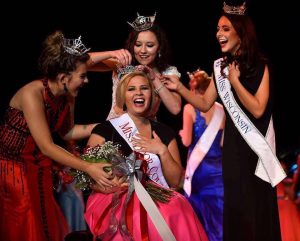 UW Oshkosh student Susan Fochs is crowned Miss Door County. Fochs moves on to compete in the Miss Wisconsin Pageant later this June.