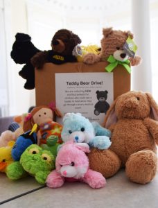 UHSA collects teddy bears and cash donations for children at Mercy.