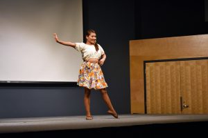 Daughters of Corn Dance Ensemble is a group of eight young women who perform traditional Nicaraguan dances while they give information about their sponsor, Campas de Nicaragua, a non-profit organization.