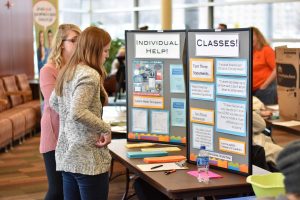 UW Oshkosh students engage in interactive booths and relaxing activities during the Self Care Health Fair promoted by UWO Health Center on Monday Feb. 5 in the SRWC.