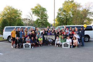 group photo of the volunteers