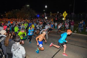 The annual Run With Cops 5K kicked off on Pearl Ave. at 7:30 p.m. on Friday, Oct. 5. on UWO campus.
