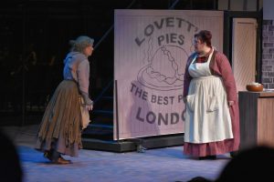 Amanda Petersen Fails sells her infamous meat pies. The four-day show will start today at 7:30 p.m. in Fredric March Theatre. Tickets start at $5.