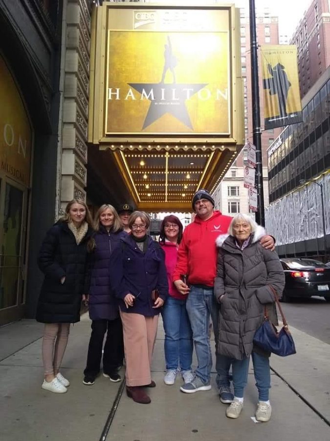 Elyse Byal and Family enjoyed going to see Hamilton in Chicago over spring break
