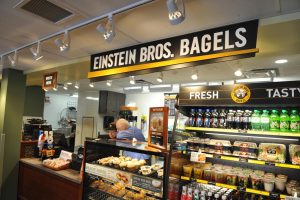 Above is Missouri University’s Einstein Bros. Bagels. This is what the UWO Sage Cafe could look like when the transition to Einstein Bros. Bagels and Caribou Coffee occurs over the 2019 summer break.
