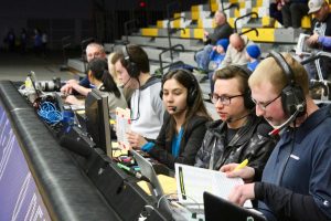 TTV Sports Director Chris Bjornstal runs play-by-plays while TTV Jonny Samp runs color.