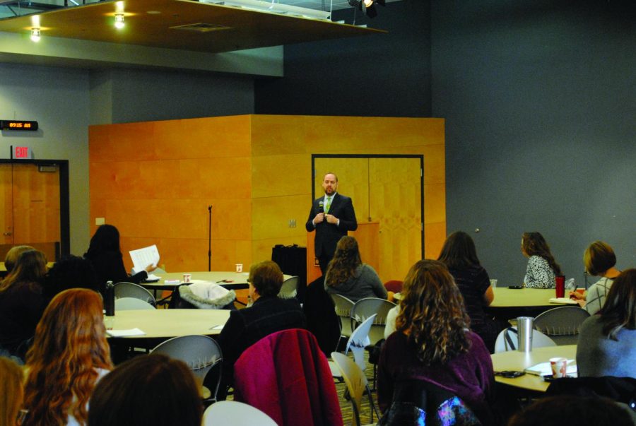 Chancellor Leavitt hosted an open-forum to address campus concerns Monday.