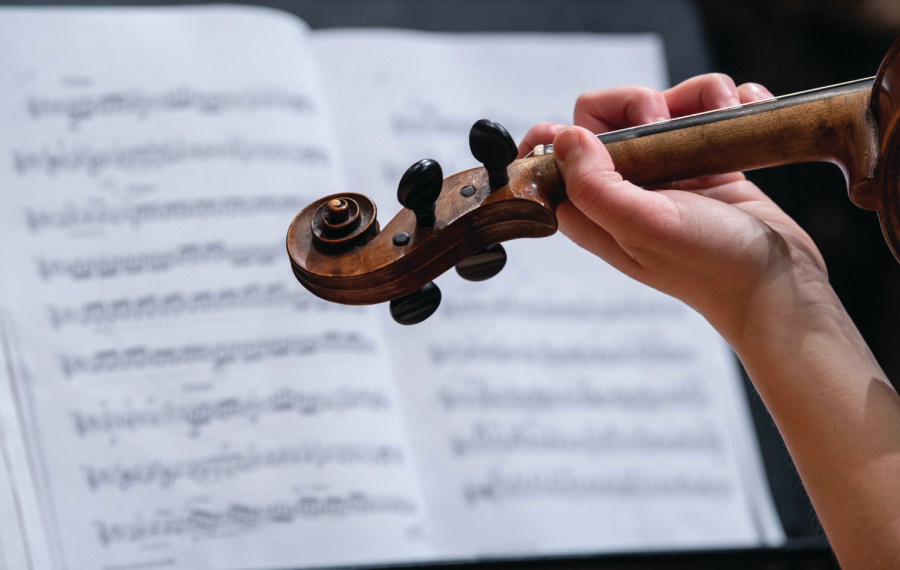 UWOSO members prepare to play music from famous sci-fi films