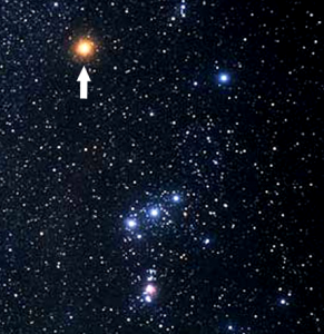 Wikimedia — Betelgeuses position in Orion.