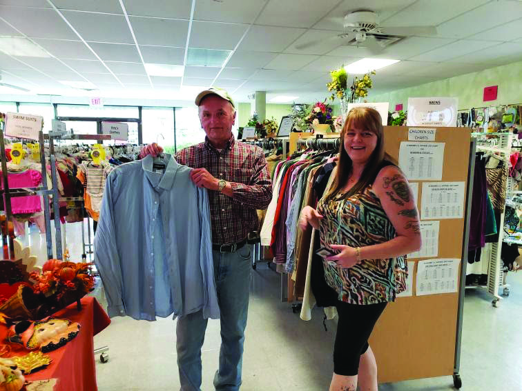 Doug (Left) and Lonie (Right) in the Second Chance Thrift Store.