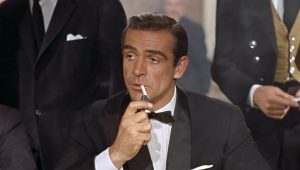 Connery, as James Bond, in “Dr. No.” He would go on to reprise the role six more times, with his
final entry in the series being 1983’s elegiac “Never Say Never Again.” 