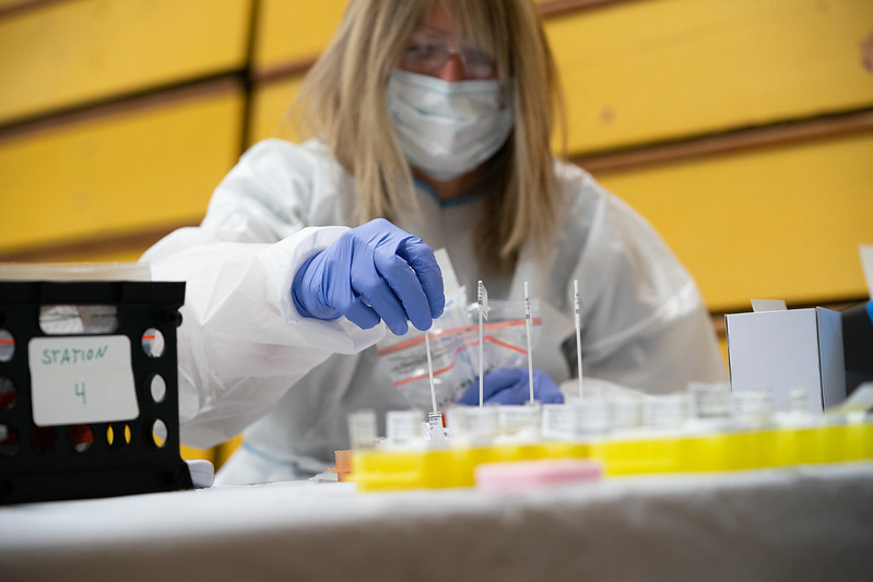UW Oshkosh will increase its antigen testing at Albee Hall to 600 tests per day beginning Nov. 23.
