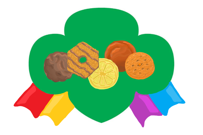 girl scout cookies 2022 clipart