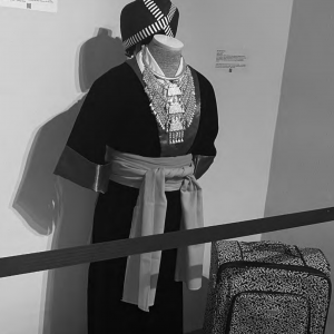 Courtesy of Kylie Balk-Yaatenen / Advance-Titan
“The Battlefields of Memory,” a new exhibit in the Annex Art Gallery, explores hope through the artifacts, objects and stories of Hmong people’s lived experience of war and living in America.