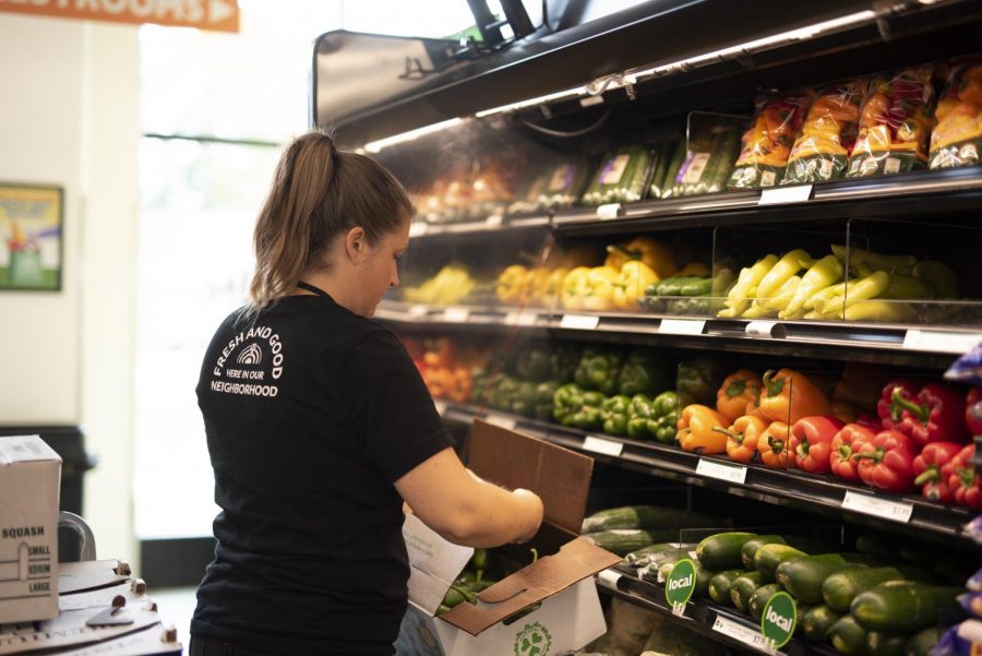 April Lee / Advance-Titan
The Oshkosh Food Co-op, pictured above, is one of the closest groceries stores to campus; being located at the corner of Jackson Street and Pearl Avenue.