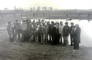 Courtesy of the Netzer family
UW Oshkosh Geography Professor Donald Netzer often took his students to a pond on his hobby farm to teach conservation techniques. Some of his students referred to the farm as “Doc’s little piece of paradise.” This photo was taken in 1966.