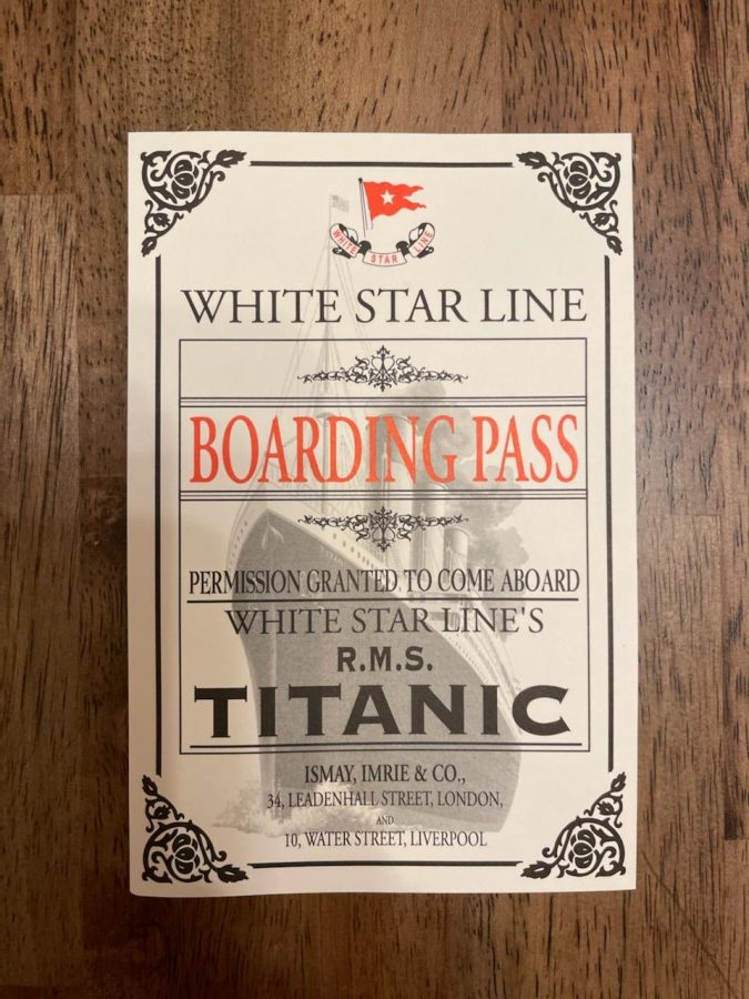 Courtesy of Arshales Peterson
The Titanic exhibit explores 20 passengers and their stories.