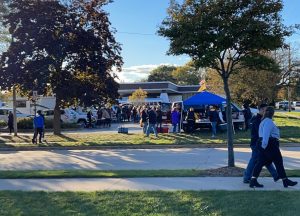 Brady Meyer / The Advance-Titan Titan supporters tailgated before the Saturday game against UW-Eau Claire. UW Oshkosh won 54-31. 