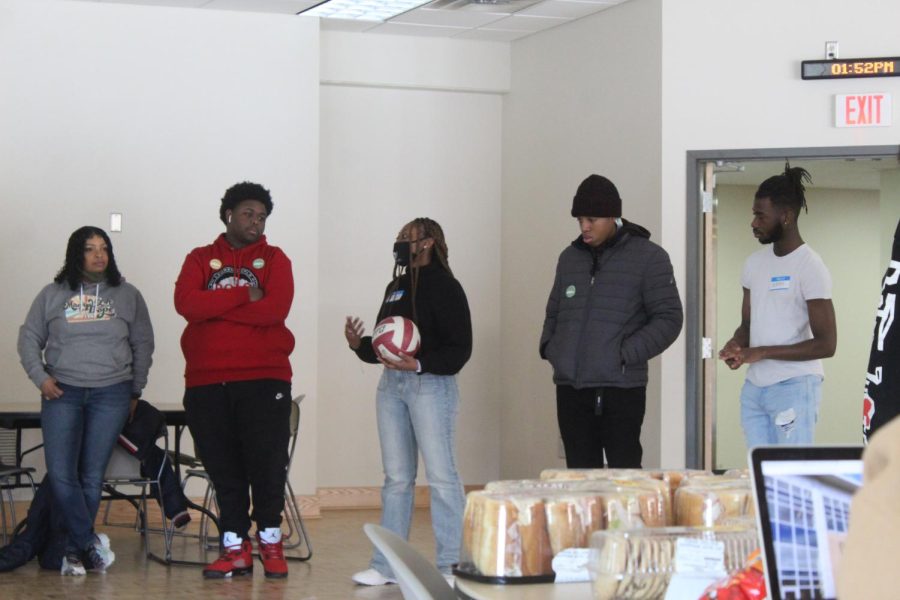 Kyra Slakes / Advance-Titan
The “Big Brother/Big Sister” Mentorship Event with Oshkosh North High School Black Student Union took place at UWO.