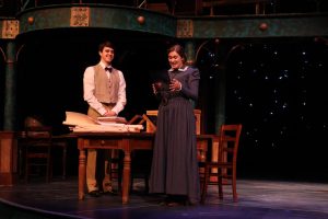 Courtesy of Shelby Edwards
Peter Shaw, played by Jordan Whitrock, and Henrietta Leavitt, played by Ali Basham, share a special moment after Peter finally worked up the courage to talk to her.
