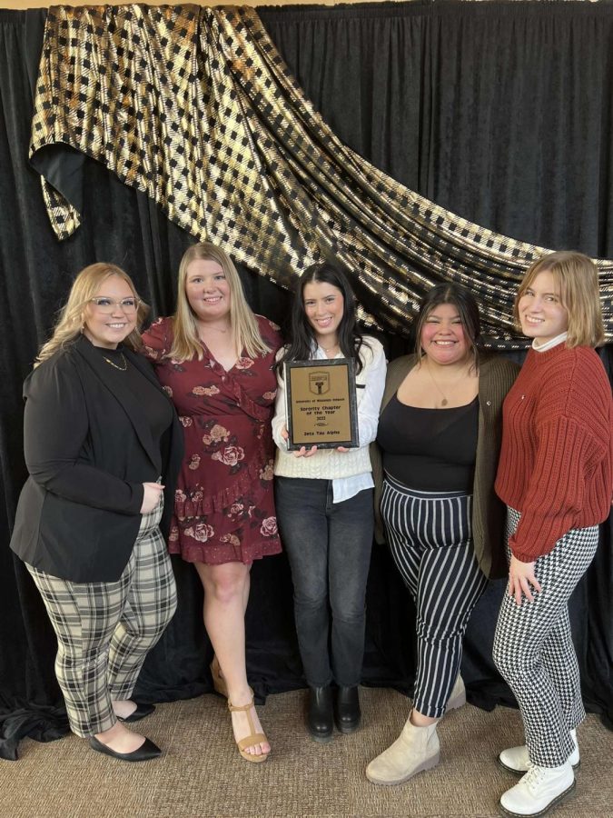 Courtesy of Greek Life — Some executive council members of Zeta Tau Alpha, Sorority Chapter of the Year