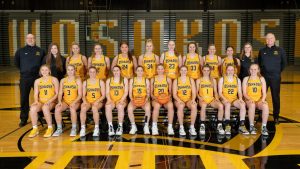 Above is the UWO women’s basketball team for the 2021-22 season. The Titan’s record was 22-7, and they went undefeated in home games.