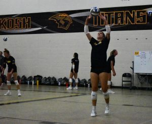 Jacob Links / Advance-Titan — The volleyball team got in some touches this week as it prepares for its seasons start.