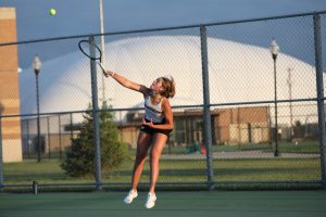 UWO womens tennis team start the season with a 5-4 win against Lawrence University.