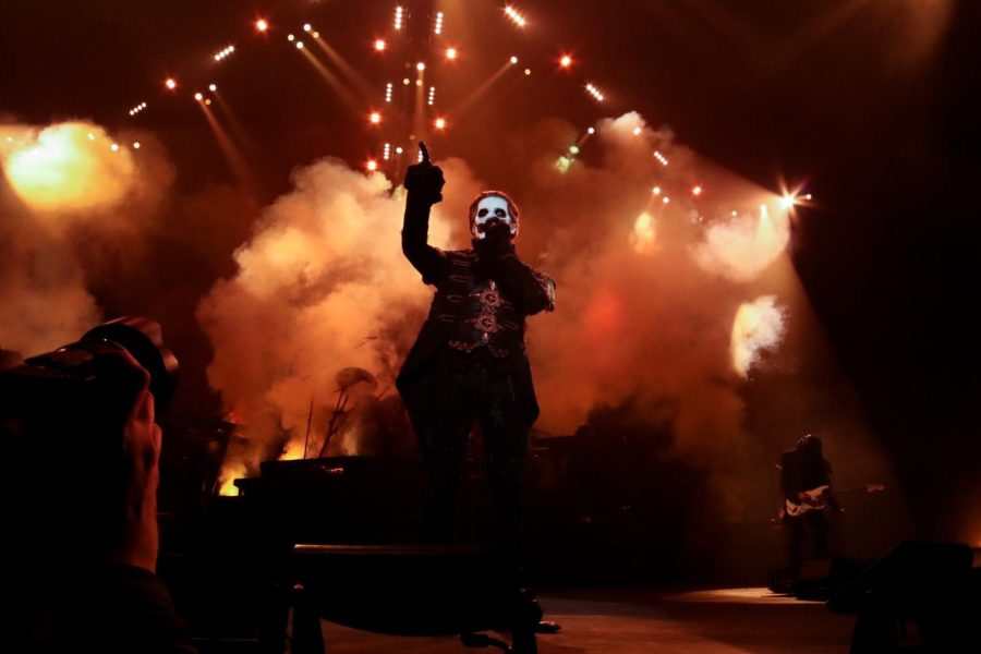 Photo: Dylan Baumgart / Advance-Titan — GhThe Reinvention of Live Music – Ghost performed recently in Green Bay. Besides their music, the band is known for protecting their identities by always wearing masks.