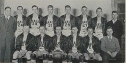 Courtesies of UWO Athletics / Oshkosh won their second straight conference championship in 1938.