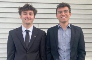 Courtesy of OSA - Ben Blaser (left) and Jakob Rucinski (right) were voted the OSA president and vice president, respectively, for the 2023-24 academic year.
