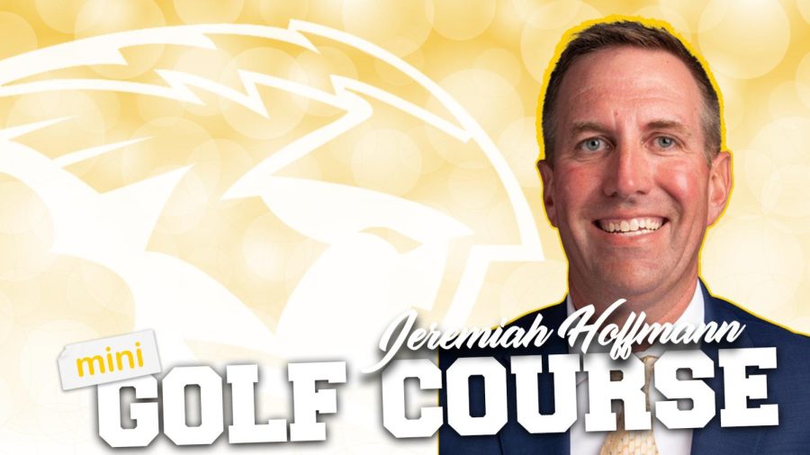 Courtesy of UWO athletics -- Head women’s golf coach Jeremiah Hoffmann plans to give the UW Oshkosh athletics department $3.5 million for the construction of a mini golf course.