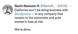 Gavin Newsom via Twitter