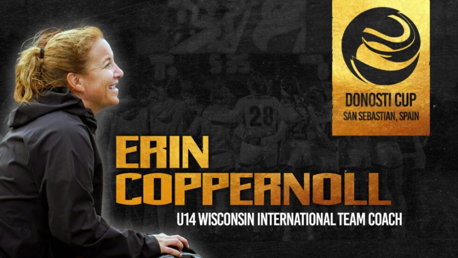Courtesy of UWO athletics -- UWO head womens soccer coach Erin Coppernoll will head to San Sebastian, Spain to coach the U14 Wisconsin International Soccer team at the Donosti Cup.