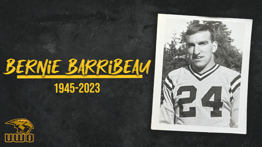 Courtesy+of+UWO+athletics+--+Former+UWO+football+player+Bernie+Barribeau+died+June+14+at+the+age+of+77.+He+played+football+for+UWO+from+1964-67+and+was+a+hall+of+fame+basketball+referee.