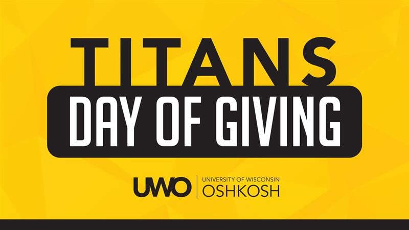 Courtesy of UWO -- UW Oshkosh is searching for alumni living in all 50 states to volunteer to be ambassadors for the third annual Titans Day of Giving Sept. 12.
