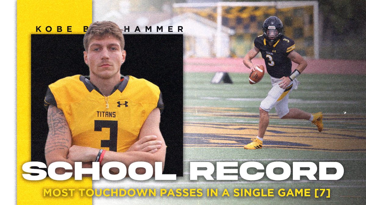 Courtesy+of+UWO+--+UWO+quarterback+Kobe+Berghammer+threw+for+a+school-record+seven+passing+touchdowns+to+help+the+UW+Oshkosh+football+team+cruise+its+way+to+a+48-31+victory+over+Texas+Lutheran+University+Sept.+2+on+Senior+Day.