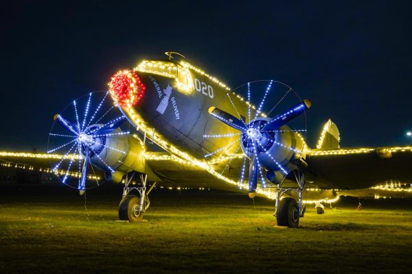 Courtesy of Jim Koepnick Photography - The EAA grounds welcome the Celebration of Lights event to their grounds this year for the community to experience.