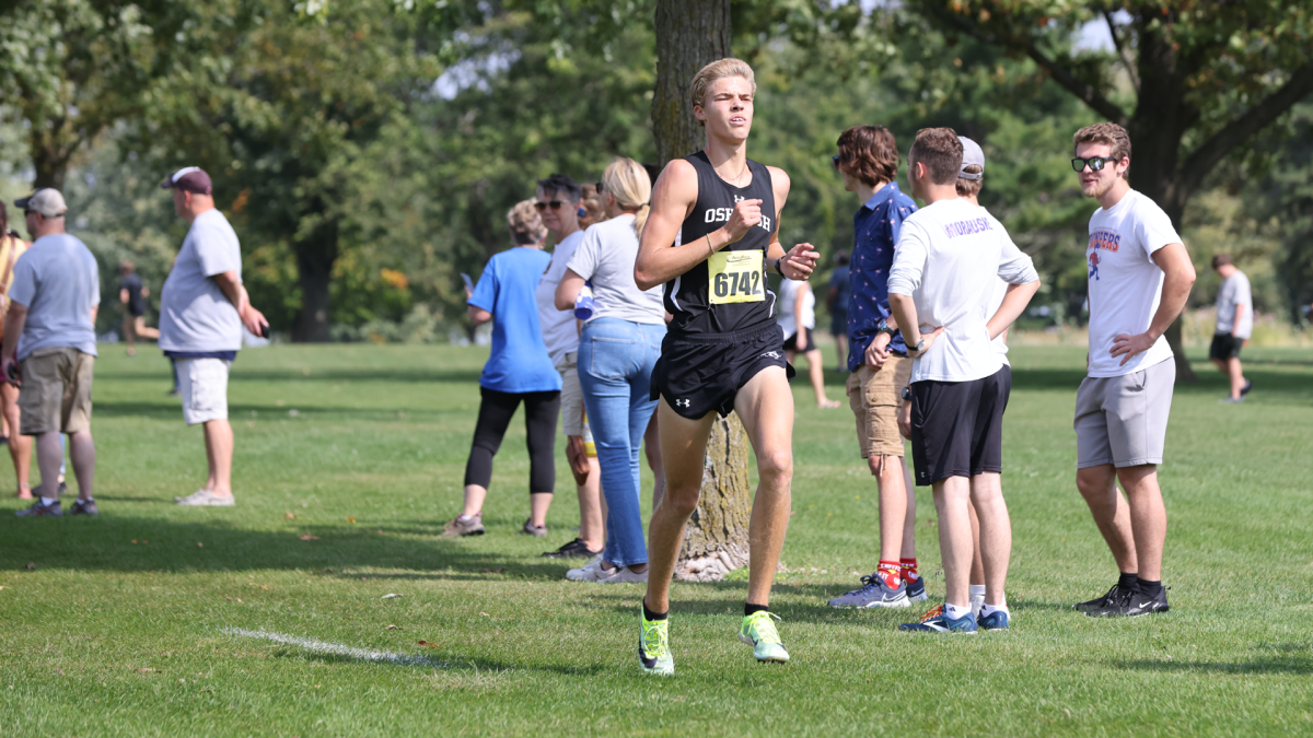 Courtesy of UWO Athletics --UWOs Cameron Cullen runs at the NCAA Division III North Regional meet hosted by UW-Eau Claire.
