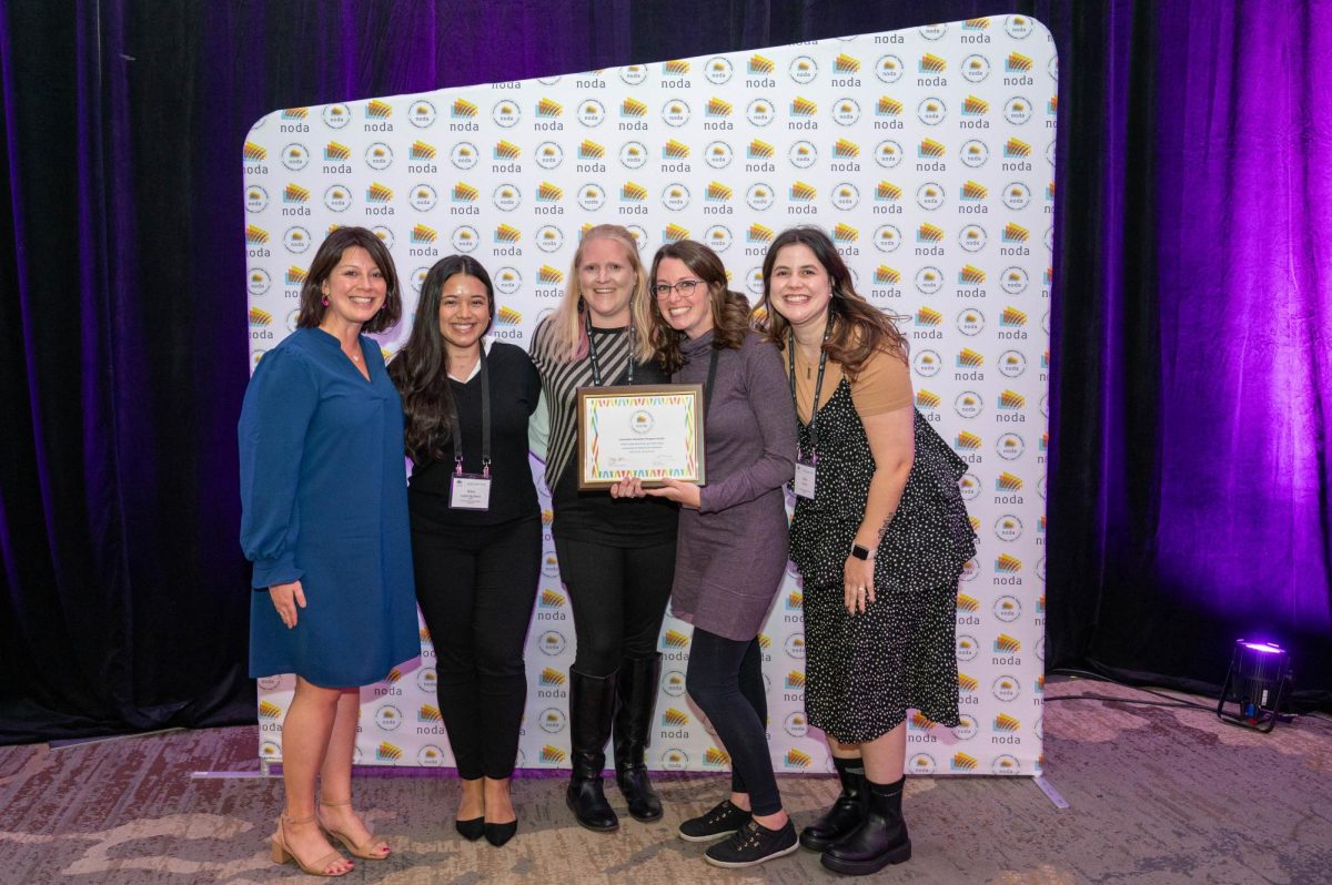 Courtesy of Stacy Dreweck - Katie Murray of NODA and Dulce Lopez Quintero, Alicia Stuedemann, Stacy Dreweck and Emily Brooke of NSFP earned national
recognition.
