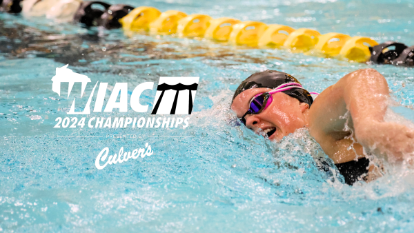 Courtesy of UWO Athletics -- The UW Oshkosh swimming & diving teams competed in the third day of the WIAC Championships at the Schroeder Aquatic Center in Brown Deer on Friday (Feb. 16), ending the day with five podium finishes.