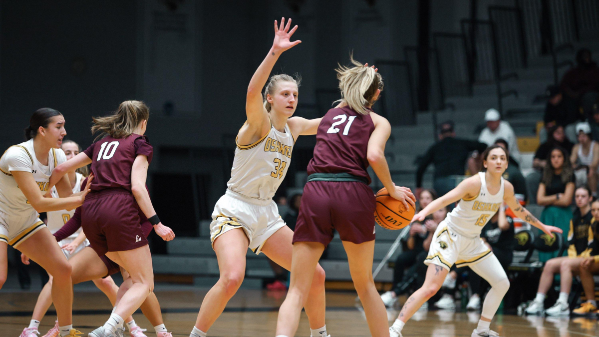 Morgan Feltz / Advance-Titan -- UWOs Kayce Vaile led the Titans with 17 points and 13 rebounds in the semifinal round win over the Eagles on Wednesday night.
