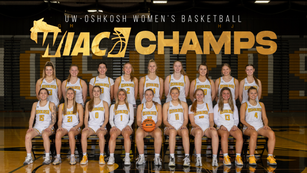 Courtesy of UWO Athletics -- The Titans claimed at least a share of their 15th WIAC regular season title with a 64-55 win over the Eagles on Wednesday.
