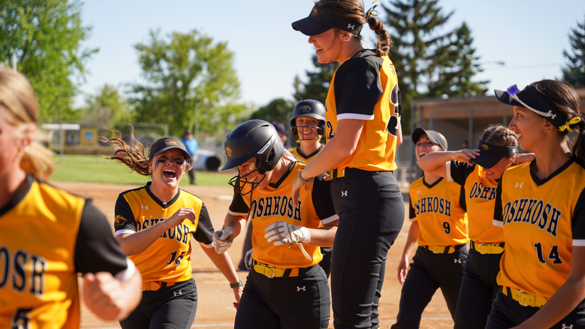 Courtesy of UWO Athletics -- Morgan Rau went 2-for-3 with a run, a grand slam and a walk in the Titans 8-2 win over the Blue Devils to advance to the WIAC Semifinal.
