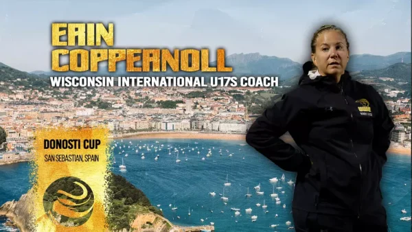Courtesy of UWO Athletics -- UW Oshkosh head women’s soccer coach Erin Coppernoll will coach the U17 Wisconsin International girls soccer team in the Donosti Cup in San Sebastian, Spain, for the second straight year, the UWO Athletics Department announced June 25.