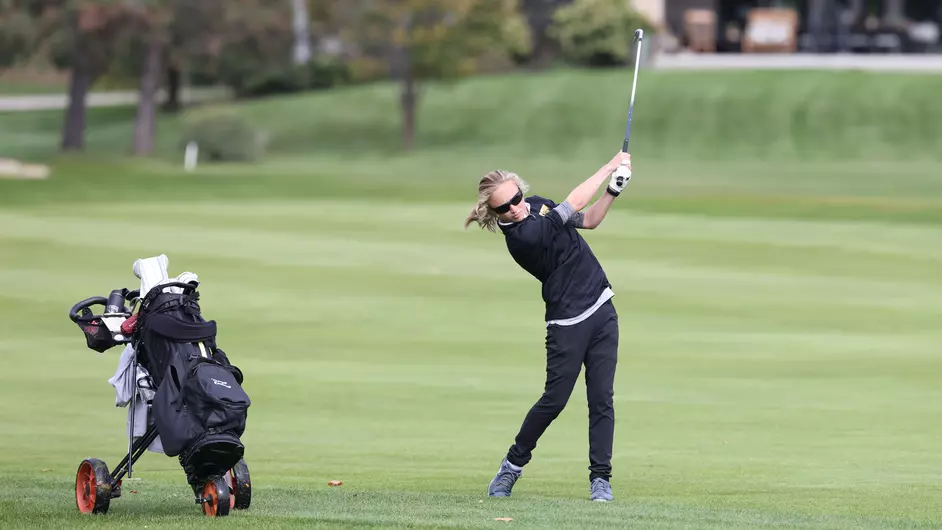 Courtesy of UWO Athletics -- UWO's Taryn Endres helped the Titans to third place with a career-low 155 strokes.
