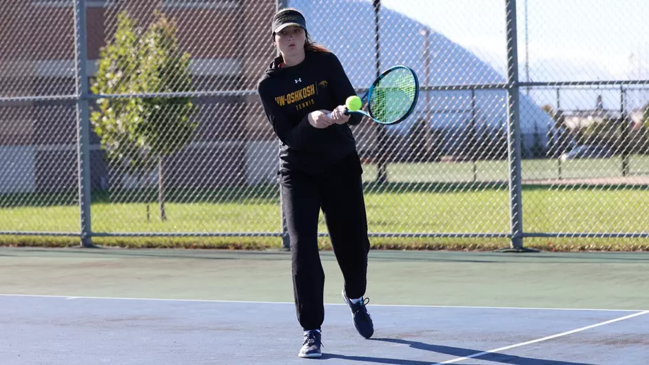 Courtesy of Steve Frommell / UWO Athletics -- The Titans split against Ripon College and UW-La Crosse at the UW-Oshkosh Triangular over the weekend, defeating the Red Hawks 7-0 but falling to the Eagles 7-0.