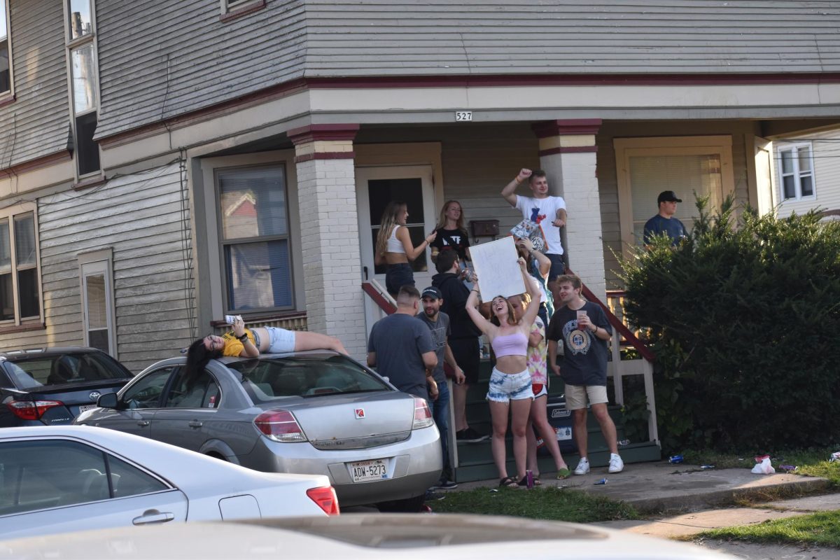 UW-Oshkosh students celebrate the semi-annual Pub Crawl by day drinking, walking from darty to darty, going to the bars and sometimes even arguing with cops.
